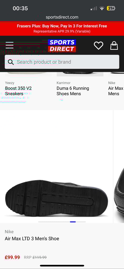 Nike airmax ltd 3 