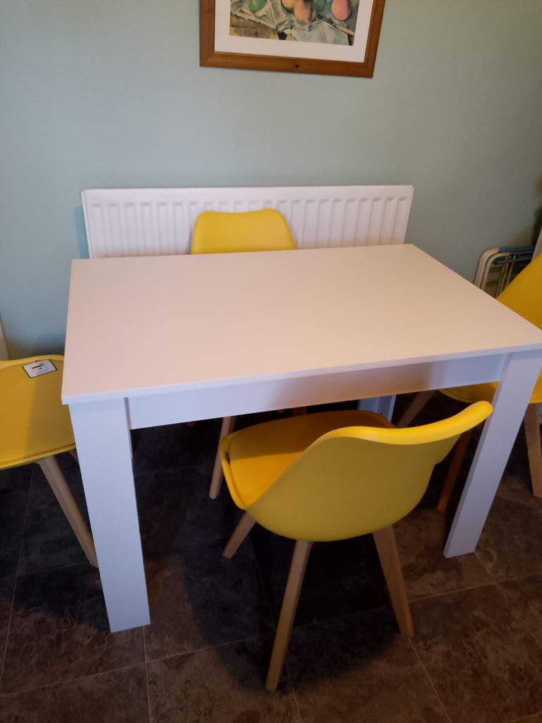 image for dining table and chairs