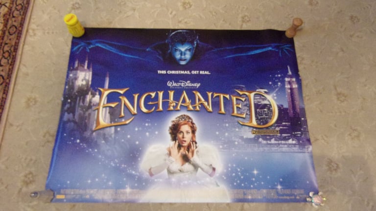 Disney Giselle Enchanted cinema quad poster 40x30"
