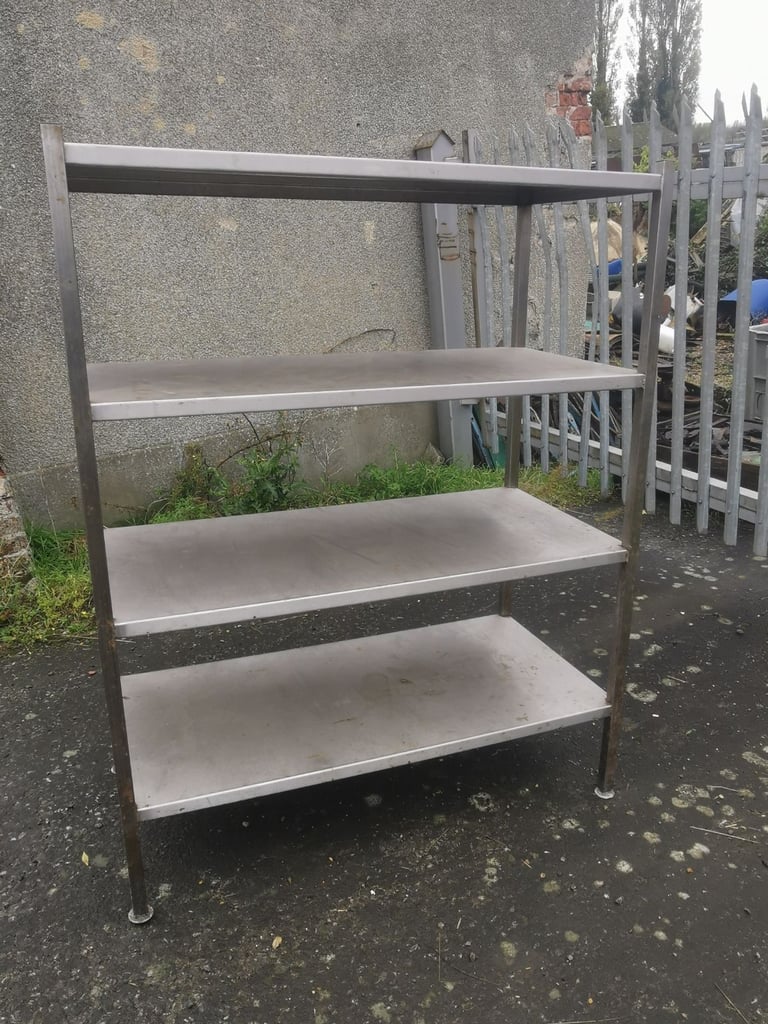 image for Catering garage stainless steel shelving 