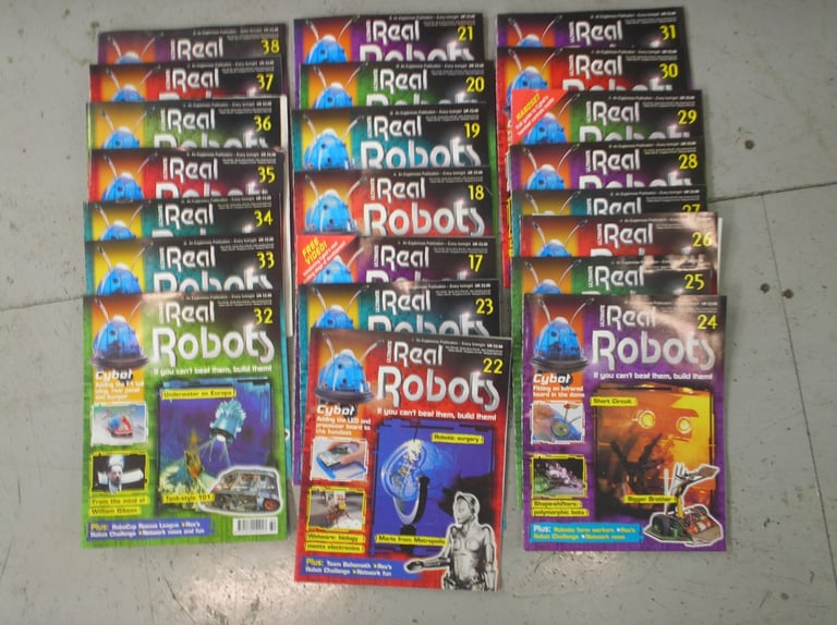 image for Robot wars magazines and self build robot.