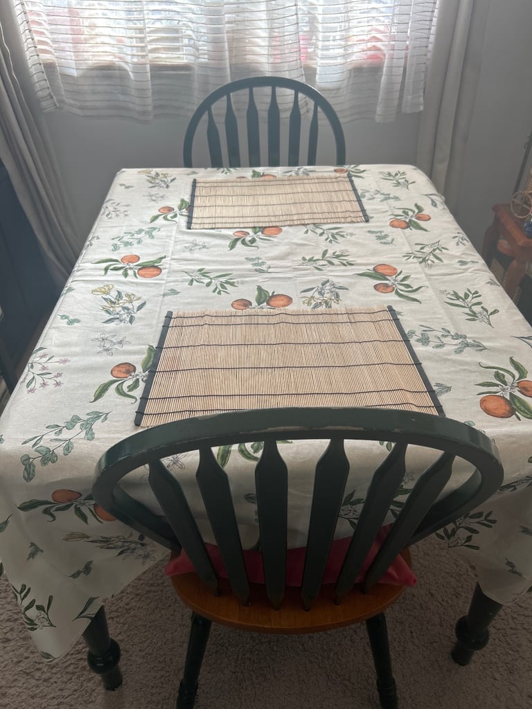 Tables and chairs