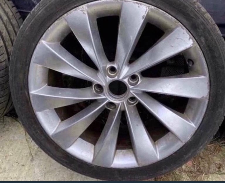 VW SCIROCCO PASSAT ALLOY WHEEL 18" GENUINE TURBINE INTERLAGOS Rim no Tyre 1