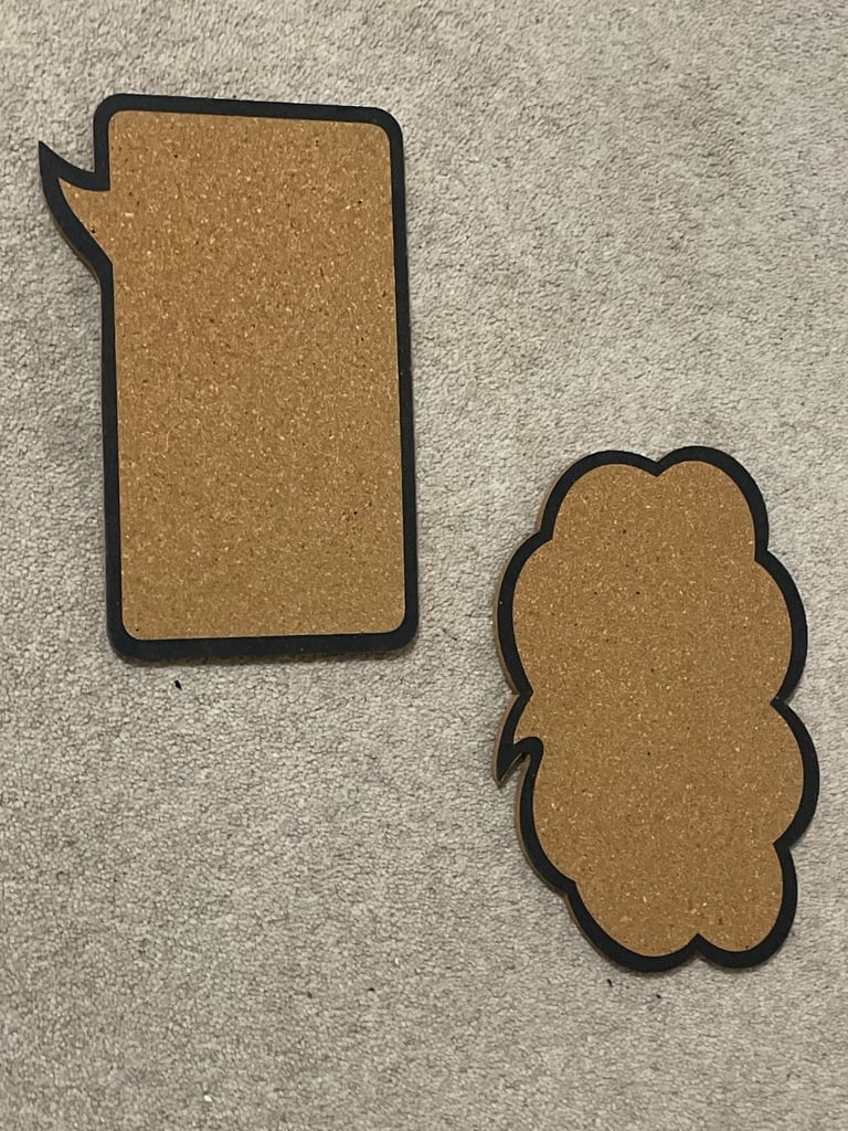 2 Pinboards for bedroom - Great for kids