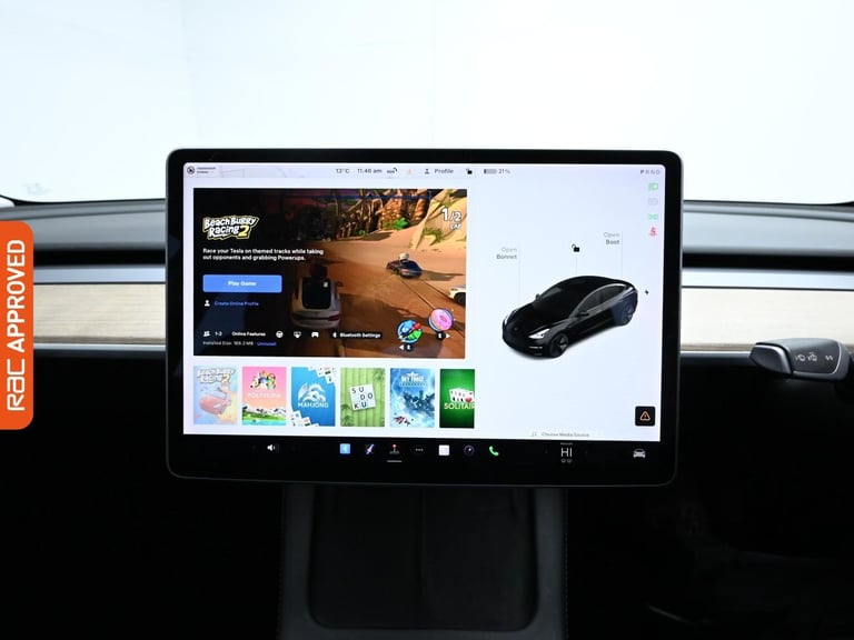 2021 Tesla Model 3 Standard Range Plus Saloon 4dr Electric Auto RWD (241 bhp) Saloon ELECTRIC Aut...