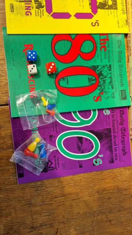 REMINISCING 1960's - 1990's bOARD Game