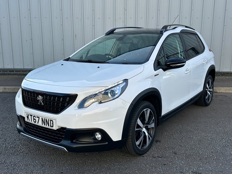 2018 67 PEUGEOT 2008 1.6 HDI GT LINE TURBO DIESEL * SATNAV * PAN ROOF * WHITE