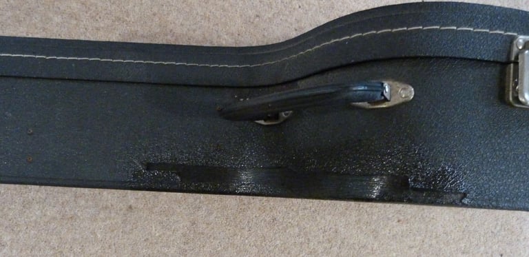 Lined Guitar hard case