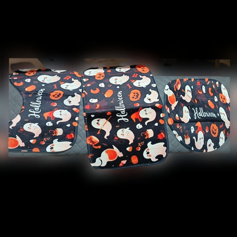 Halloween 3 piece Bathroom set 
