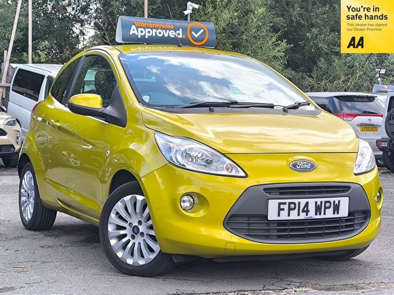 2014 Ford Ka 1.2 Petrol Manual Zetec 4 Seats 3dr 2 Keys Euro 6 Road Tax 35 ULEZ 
