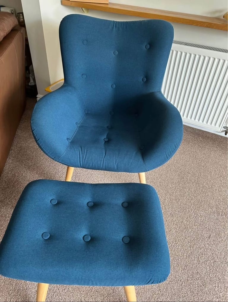 Chair and Footstool