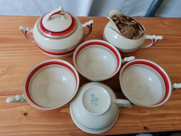 Vintage bavaria art deco tea set