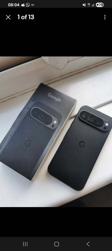 image for Google Pixel 9 Pro 256GB, Obsidian Black, Unlocked Smartphone