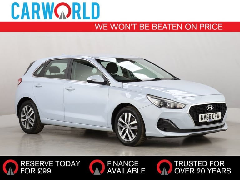 2018 Hyundai i30 1.0 T-GDi SE Nav Hatchback 5dr Petrol Manual Euro 6 (s/s) (120 ps) Hatchback Pet...