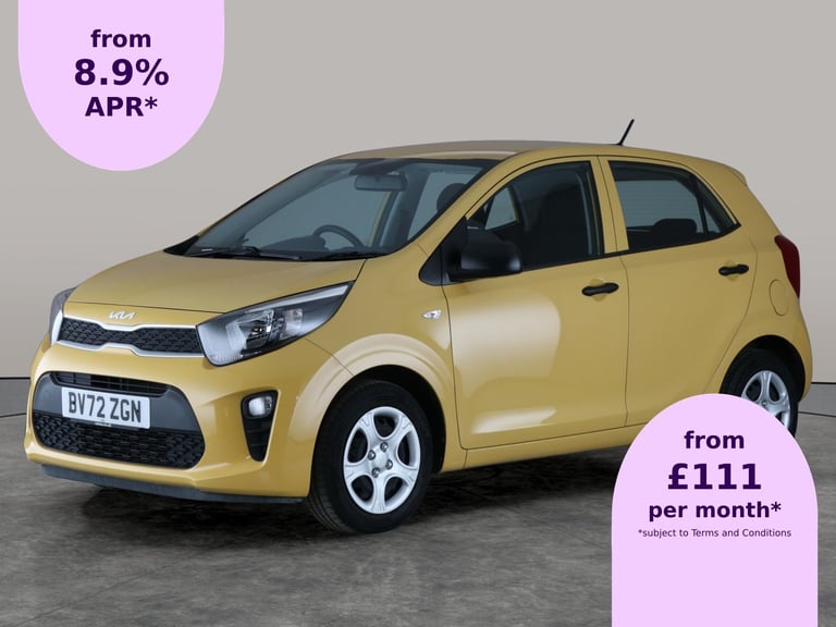 image for 2022 Kia Picanto 1.0 DPi 1 Hatchback 5dr Petrol Manual Euro 6 (s/s) (66 bhp) - PRIVACY GLASS Hatc...