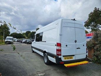  2016 ON 66 PLATE MERCEDES BENZ SPRINTER 516CDI 2200CC TRW LWB DIESEL VAN ULEZ