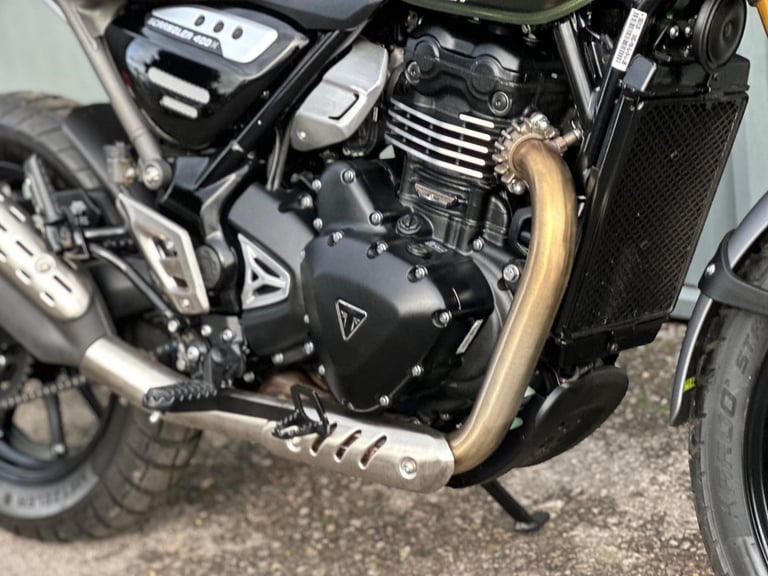 Stunning One Owner 2024/24 Triumph Scrambler 400X Motorcycle 