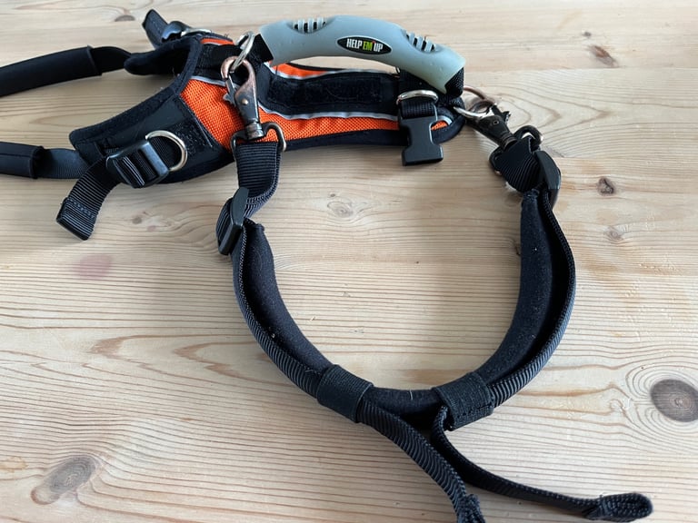 image for Dog harness (Help em up - blue dog U-band style)