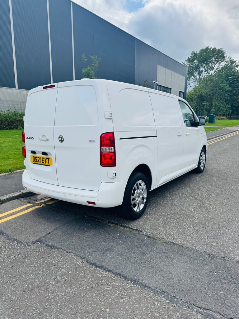 2021 Vauxhall Vivaro 3100 2.0d 120PS Sportive H1 Van, 101K MILES, FSH PANEL VAN Diesel Manual