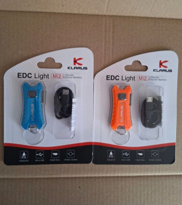 Olight and Klarus torch collection all types available brand new will post very rare 