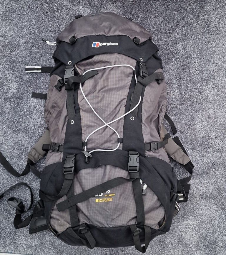 Berghaus Bioflex 65+10 Rucksack – C7 Series – Grey/Black – Excellent Condition