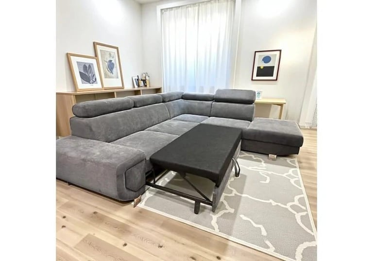 ARTIC SOFABED – BEAUTIFUL GREY FABRIC SOFA BED FOR SALE