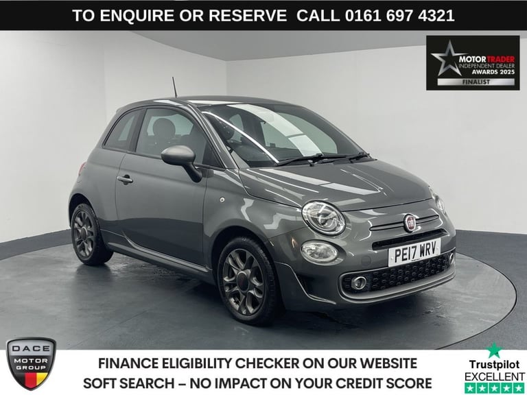 image for 2017 Fiat 500 1.2 S Hatchback 3dr Petrol Manual Euro 6 (s/s) (69 bhp) Hatchback Petrol Manual