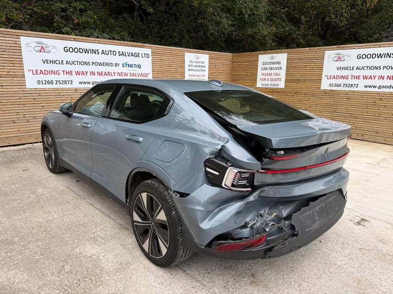 2023 73 POLESTAR 2 BASE EV RWD ELETRIC DIRECT DAMAGED REPAIRABLE SALVAGE 