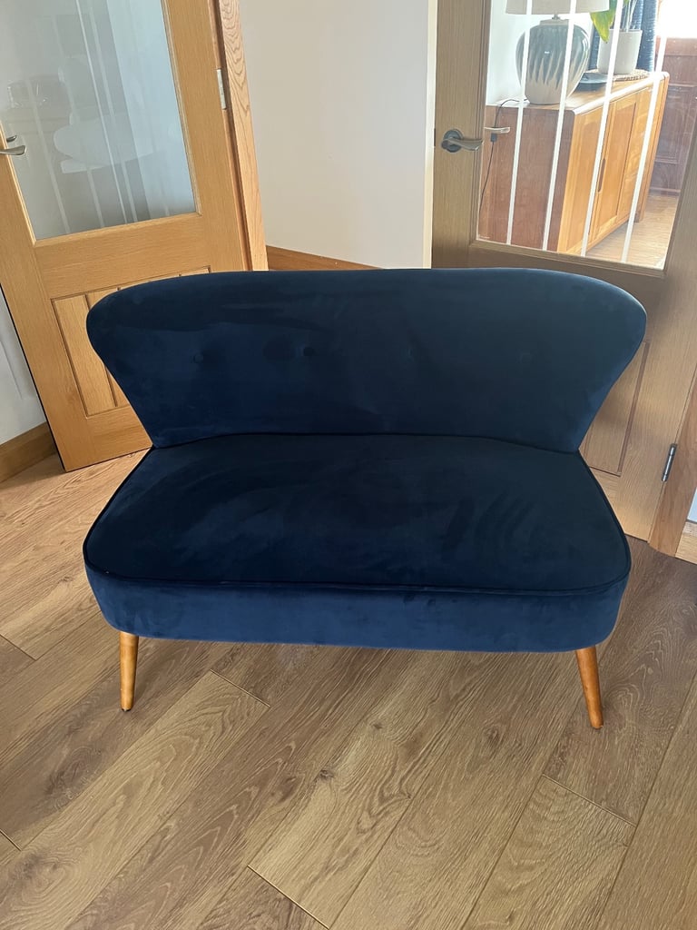 image for Blue 2 seater Sofa