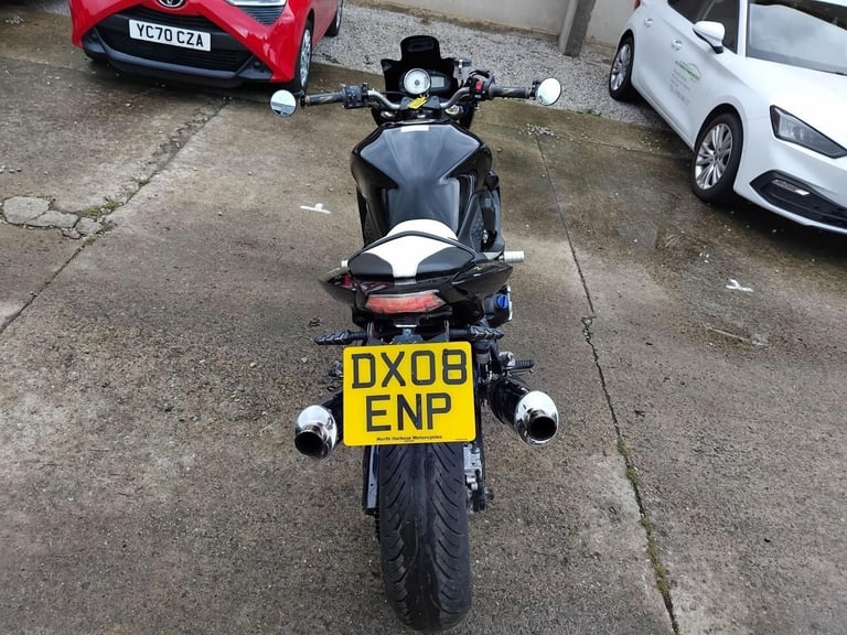 2008 08 KAWASAKI ZR 1000 B7F Z1000 Z NEW MOT CLEAN BLACK NAKED MUSCLE ZR1000