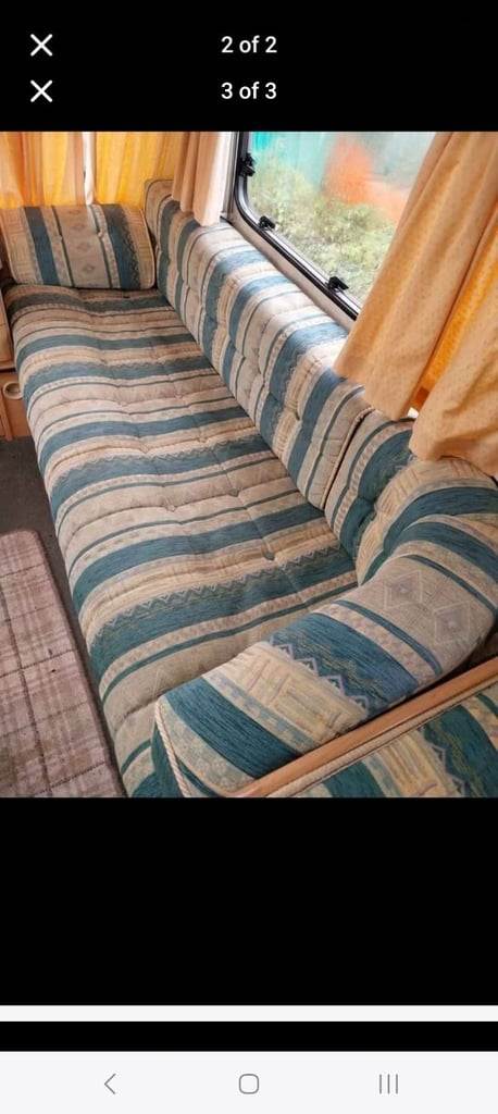 Caravan front seat cushions 