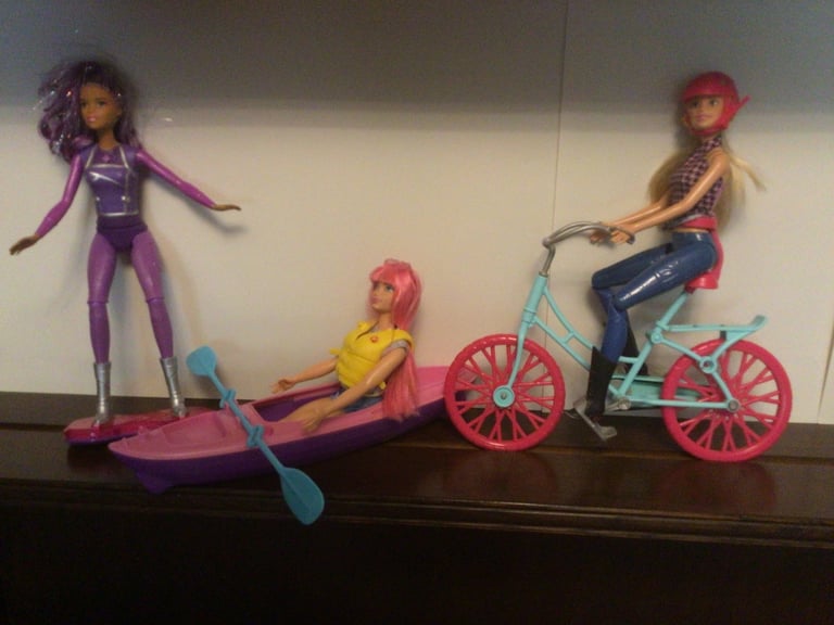 Action Barbie figures