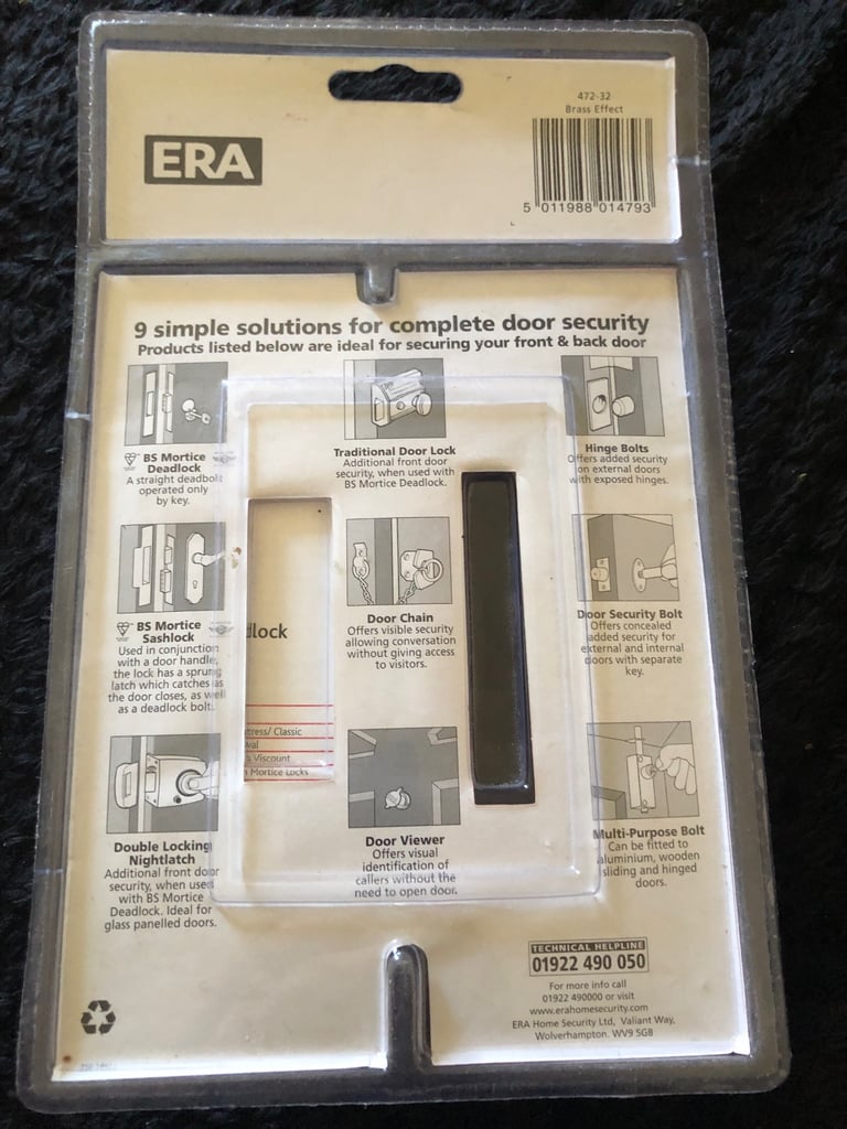 Brand new 3 lever door lock & key set still sealed only £7
