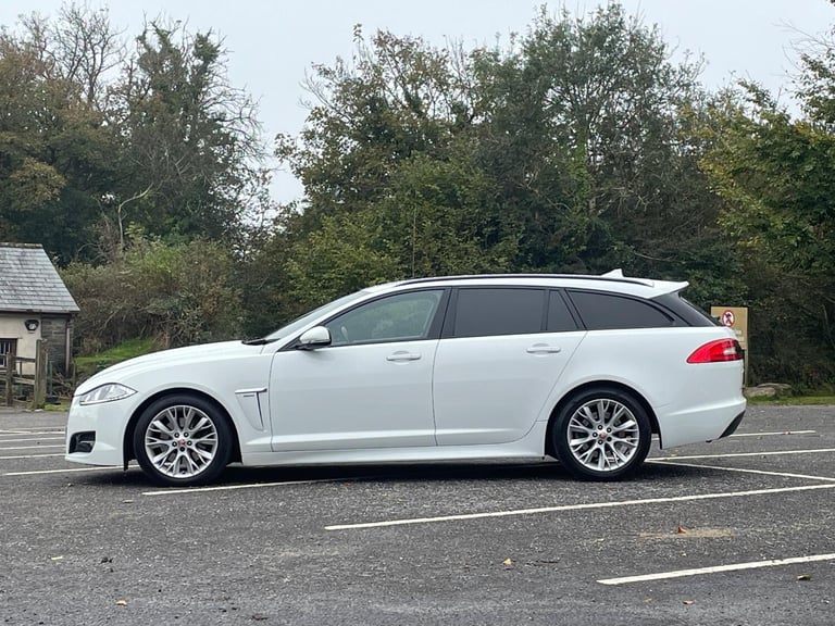 JAGUAR XF 2.2d [200] R-Sport Estate Auto, diesel, white + NOW SOLD 2014