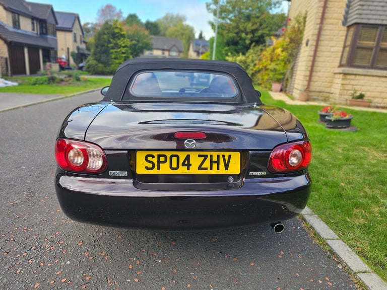 ★MAZDA MX-5 1.8-vvt ★76K! RARE BLACK/PURPLE COLOUR! EXCELLENT EXAMPLE! MX5 ROADSTER 146BHP MK2.5 