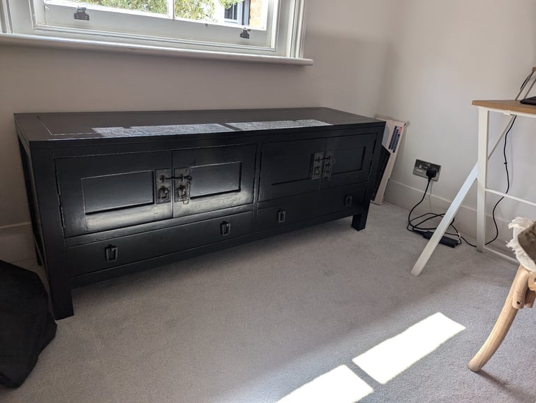 image for Solid Pine Tv Stand 