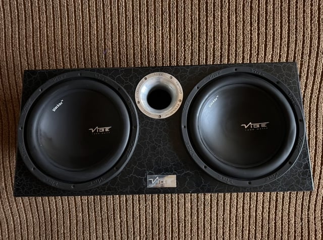 VIBE TWIN AIR 3600 WATT SUBWOOFER AND 1200 WATTS MONO BOX