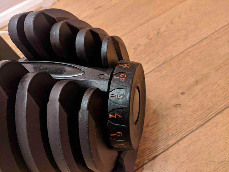 BRAND NEW Pair of 40kg Adjustable Dumbbells (x2 80kg total)