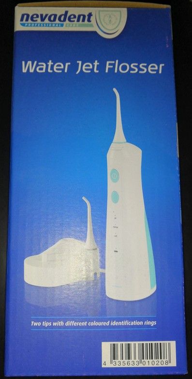 Nevadent Water Jet Flosser - Rechargeable Li-Ion Battery