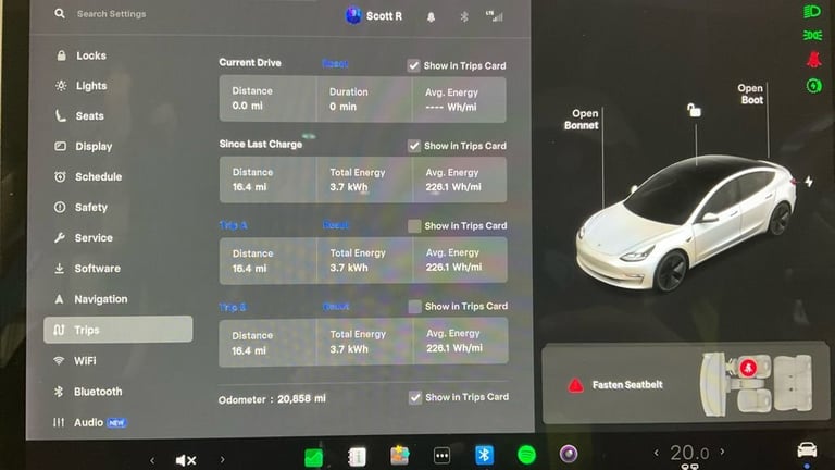 2021 Tesla Model 3 Standard Range Plus Saloon 4dr Electric Auto RWD (241 bhp) Saloon ELECTRIC Aut...