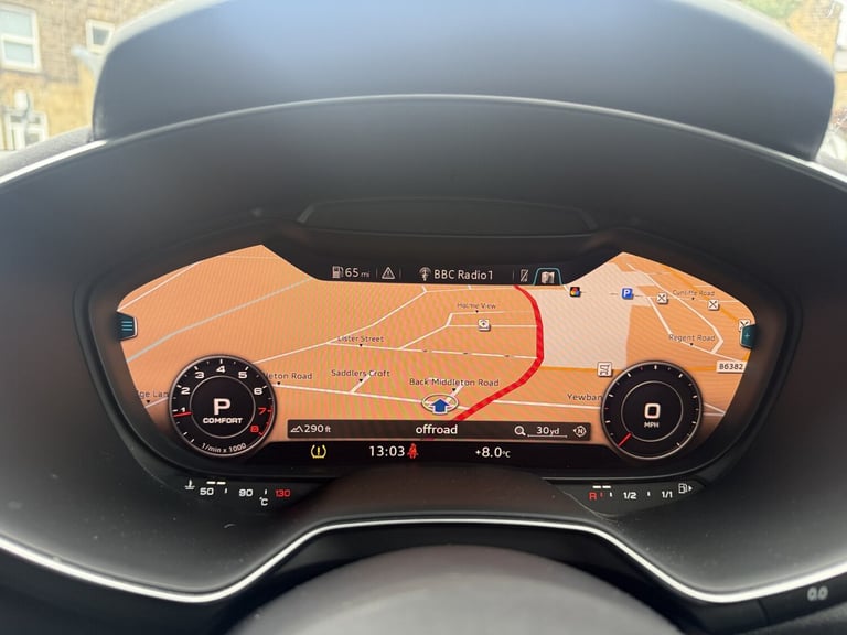 2017 (67) Audi TT 2.0 TFSi Sport DSG automatic 1 local owner 52782 miles Red