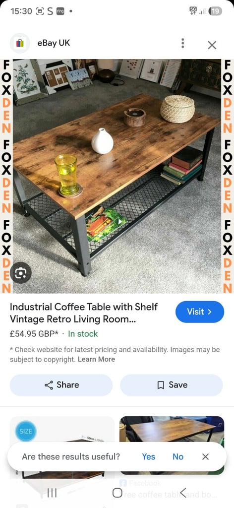 Coffee table