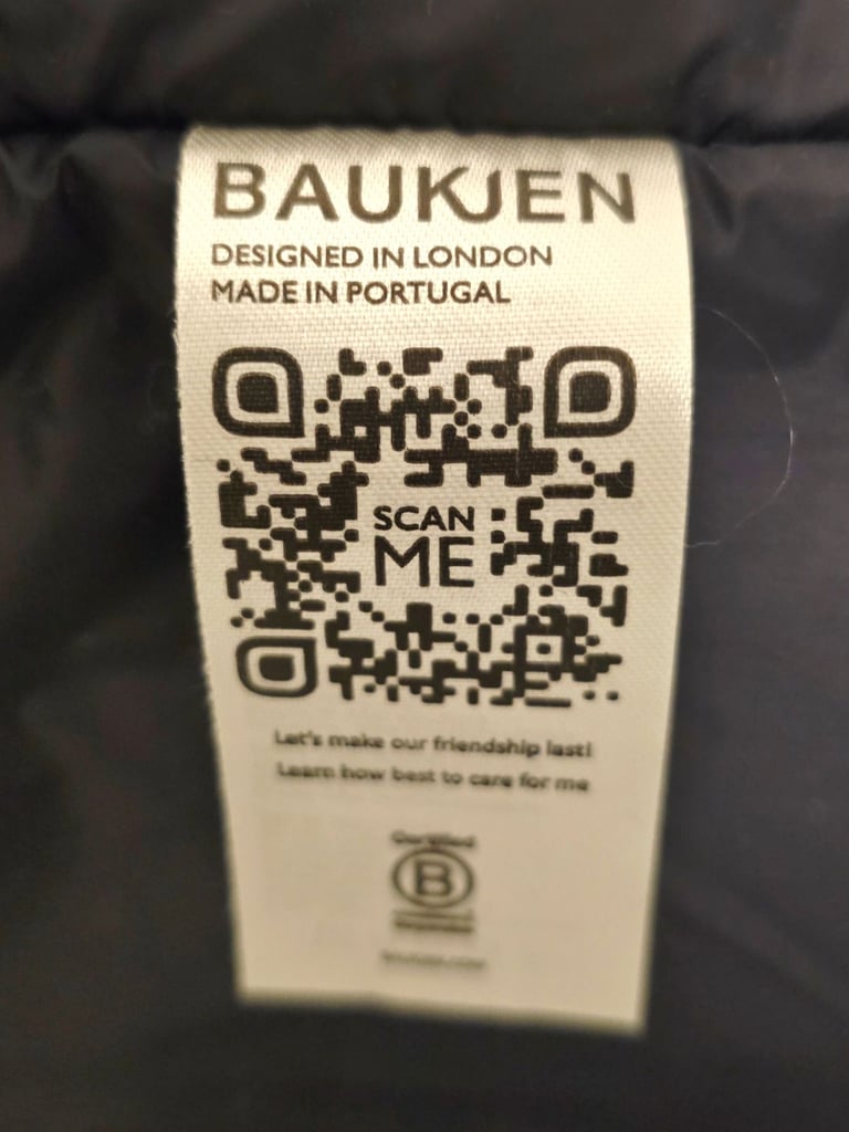 Baukjen Tegan Recycled Bomber Jacket Brand New With Tags 