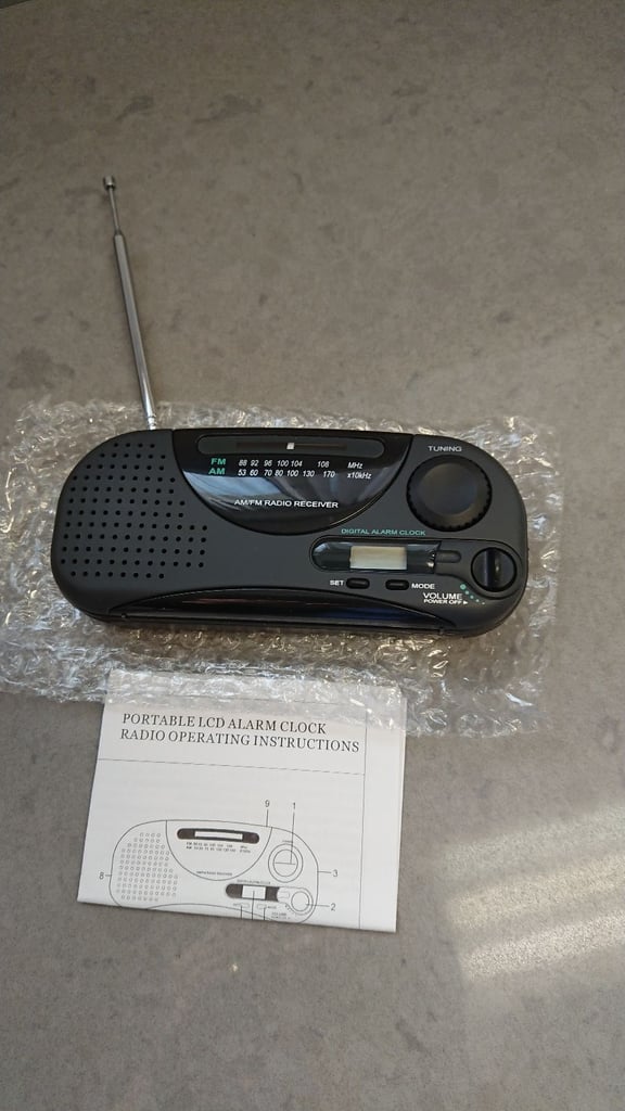 image for Radio alarm clock new 