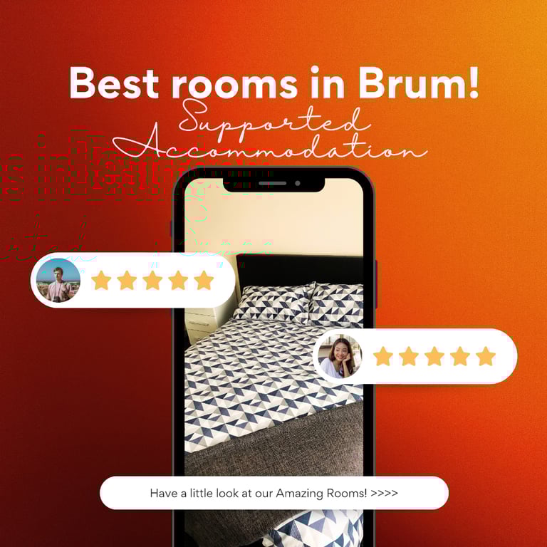 Cozy and safe Shared Supported Living for Homeless