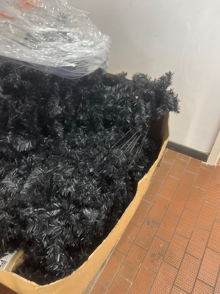image for 14ft black Christmas tree