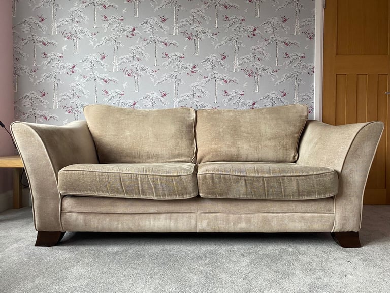 image for 3 Seater Sofa with Armchair and Footstool