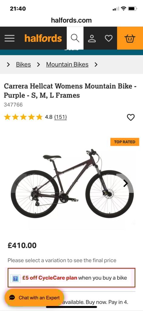 Carrera  women’s bike