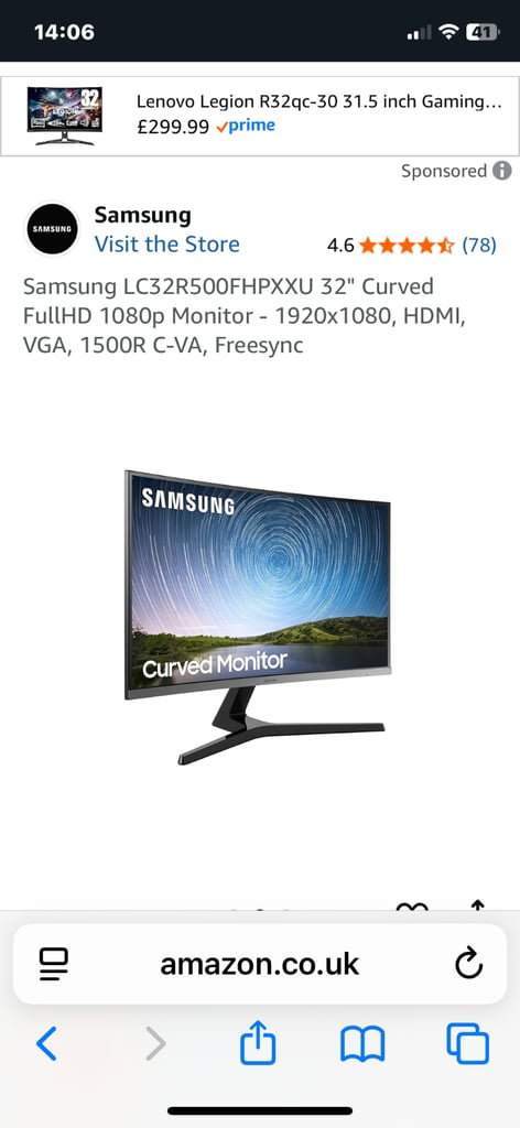 32 inch curved gaming monitor 
