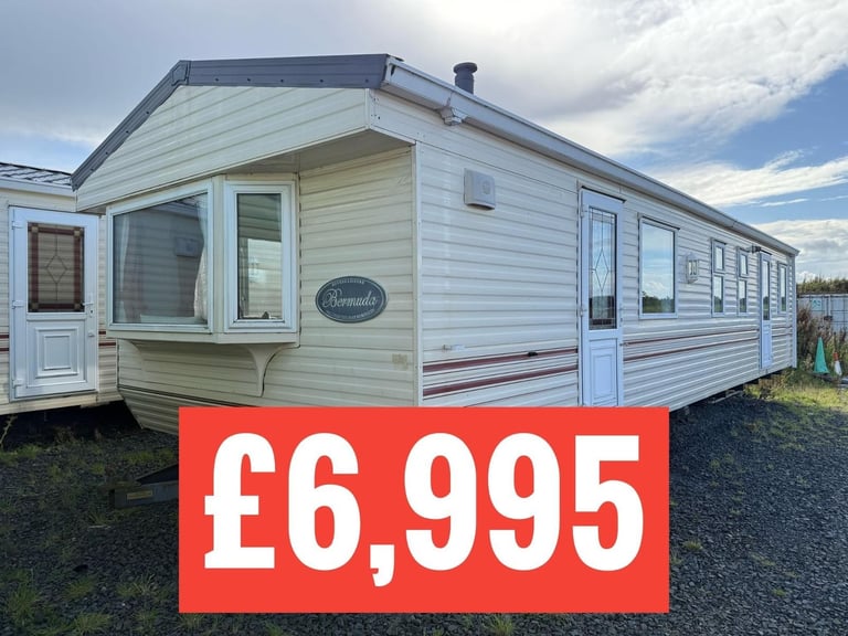 OFF SITE static caravan Scotland double glazed & heated 3 bed Willerby Bermuda